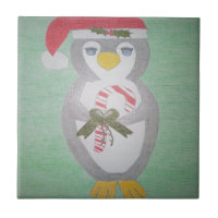 Pinguim de Natal bonito