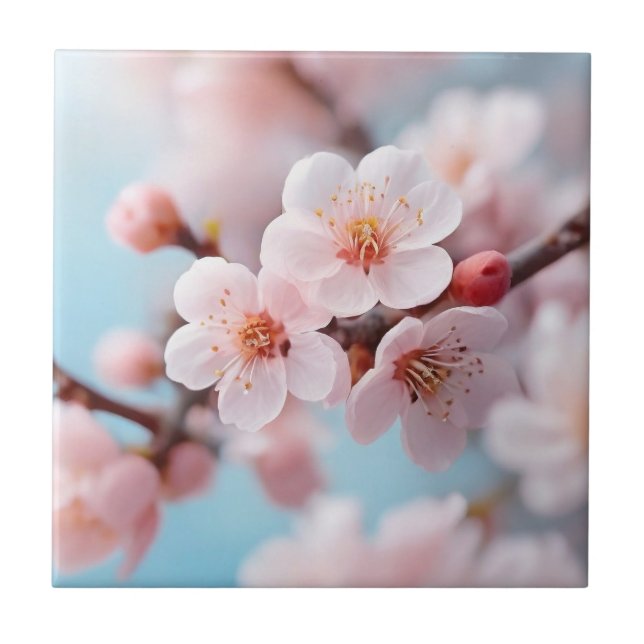 Azulejo De Cerâmica Pink Blossom Magic   (Frente)