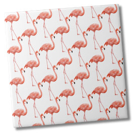 Azulejo De Cerâmica Pink Flamingo Patterno Feminino