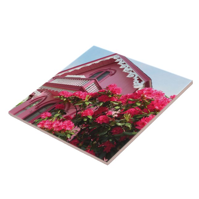 Azulejo De Cerâmica Pink on Pink - Martha's Vineyard (Lateral)