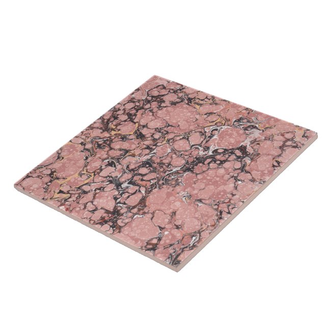 Azulejo De Cerâmica Pink Tennessee Marble (Lateral)