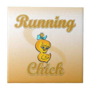 Azulejo De Cerâmica Pintinho Running