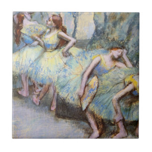 Azulejo De Cerâmica Pintura da arte do balé de Edgar Degas
