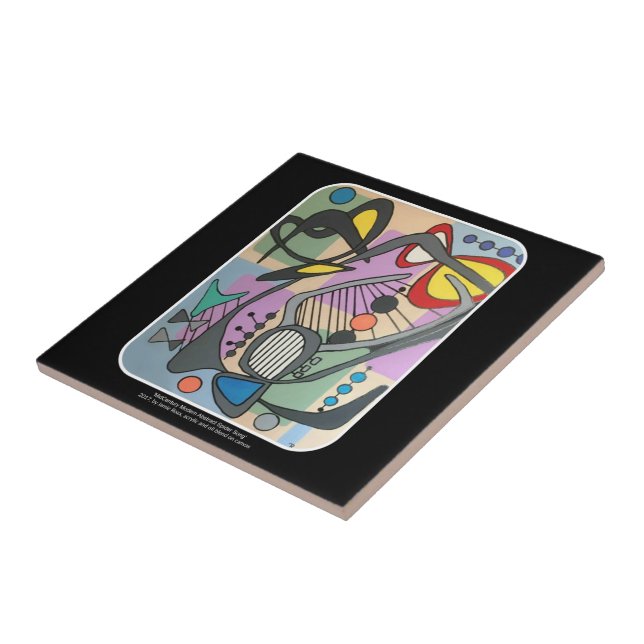 Azulejo De Cerâmica Pintura da canção da aranha da modificação do meio (Lateral)