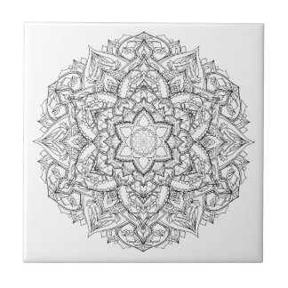 Azulejo De Cerâmica Pintura da mandala