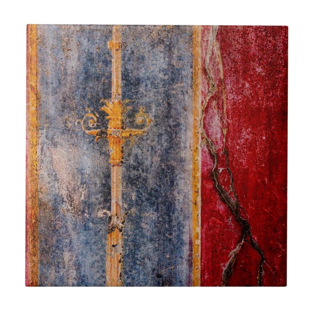 Azulejo De Cerâmica Pintura de Muro Pompeia (Frente)