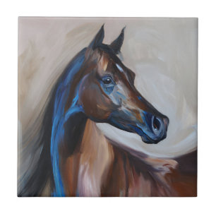 Azulejo De Cerâmica Pintura do cavalo árabe