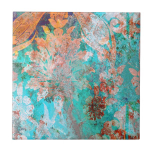 Azulejo De Cerâmica Pintura floral