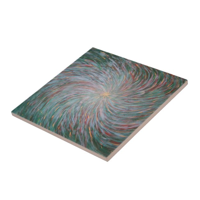 Azulejo De Cerâmica pintura mural do vortex (Lateral)