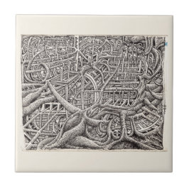 Azulejo De Cerâmica Pipescape, de Brian Benson