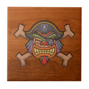 Azulejo De Cerâmica Pirata 813 de Tiki