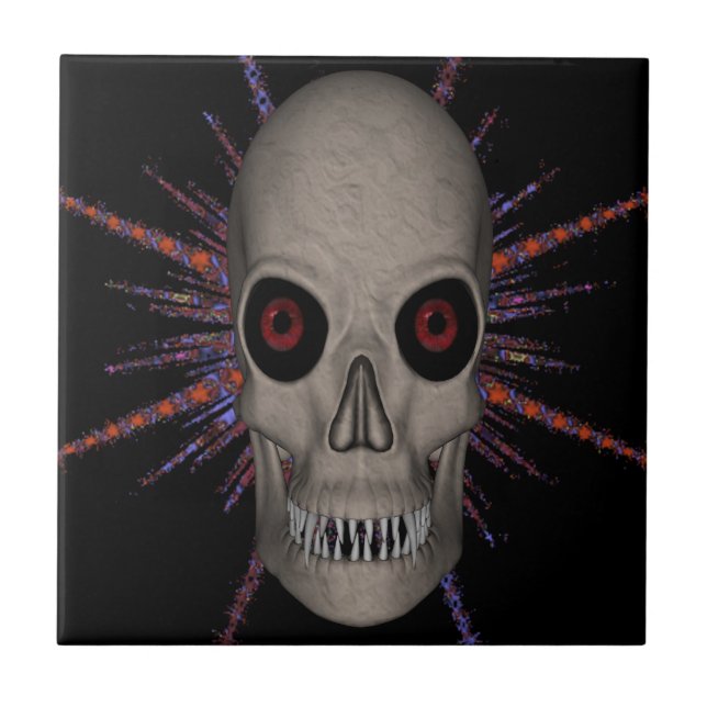 Azulejo De Cerâmica Pirata Espacial (Frente)