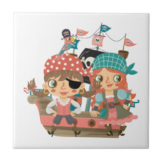 Azulejo De Cerâmica Piratas femininos