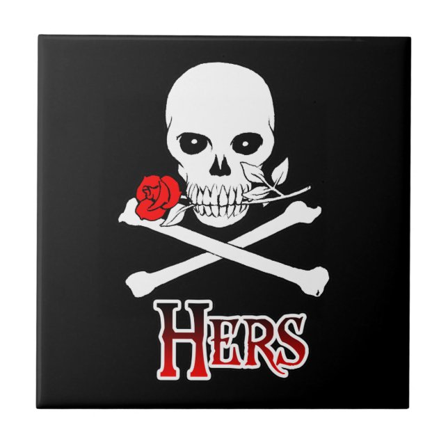 Azulejo De Cerâmica Pirate Hers (Frente)