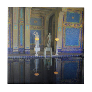 Azulejo De Cerâmica Piscina romana no Castelo de Hearst, Califórnia