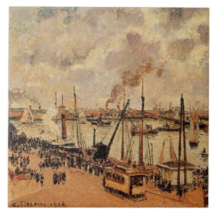 Azulejo De Cerâmica Pissarro - O Porto Havre