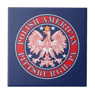 Azulejo De Cerâmica Pittsburgh Pennsylvania Polonesa Eagle