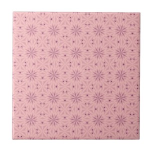 Azulejo De Cerâmica Pixels cor-de-rosa