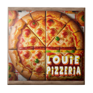 Azulejo De Cerâmica Pizza Pizzeria Design