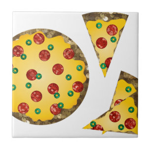 Azulejo De Cerâmica pizza sequencial