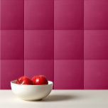 Azulejo De Cerâmica Placa de cor sólida Cerise, rosa vermelho-cereja<br><div class="desc">Placa de cor sólida Cerise design rosa vermelha de cereja.</div>