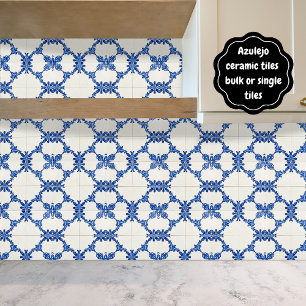 Azulejo De Cerâmica Placa de Nome de Casa Personalizada Azul Azulejo