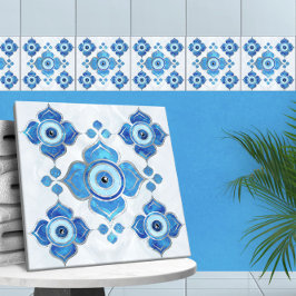 Azulejo De Cerâmica Placas de Ornamento de Olhos e mau