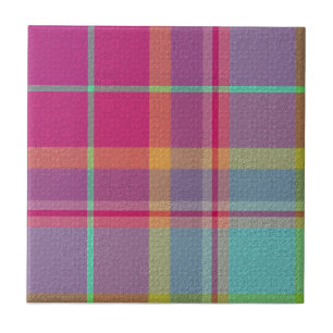 Azulejo De Cerâmica Plaid Decorativo