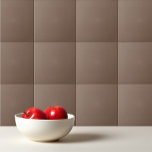 Azulejo De Cerâmica Plain color dark taupe pastel brown<br><div class="desc">Plain color dark taupe pastel brown design.</div>