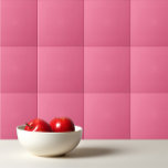 Azulejo De Cerâmica Plain color solid rosy watermelon pink<br><div class="desc">Plain color solid rosy watermelon pink design.</div>
