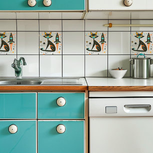 Azulejo De Cerâmica Planeta de Estrelas de Estrelas de Casamento de Ga