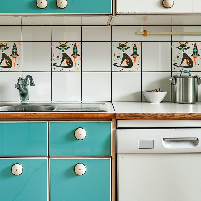 Azulejo De Cerâmica Planeta de Estrelas de Estrelas de Casamento de Ga (Criador carregado)