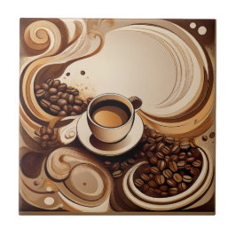 Azulejo De Cerâmica playera @cafecito_por_favor antes de funcionar