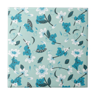 Azulejo De Cerâmica Playful Koala Pattern Cute Animal e Nature Art