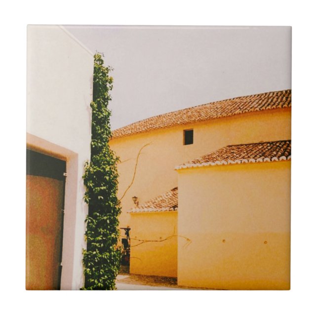 Azulejo De Cerâmica Plaza de Toros de Ronda - Andaluzia - Espanha (Frente)