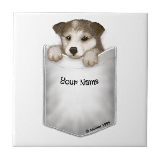 Azulejo De Cerâmica Pocket Puppy