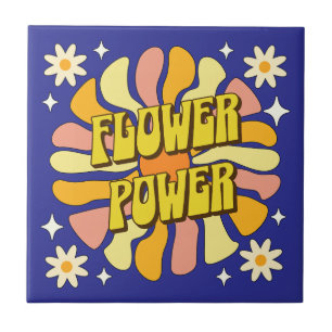 Azulejo De Cerâmica Poder das Flores