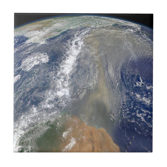 Azulejo De Cerâmica Poeira em direção à América do Sul (Frente)