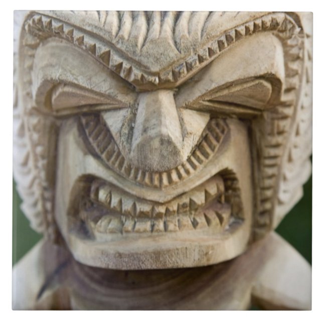 Azulejo De Cerâmica Polinésia, Reino de Tonga. Encerramento de Tic (Frente)