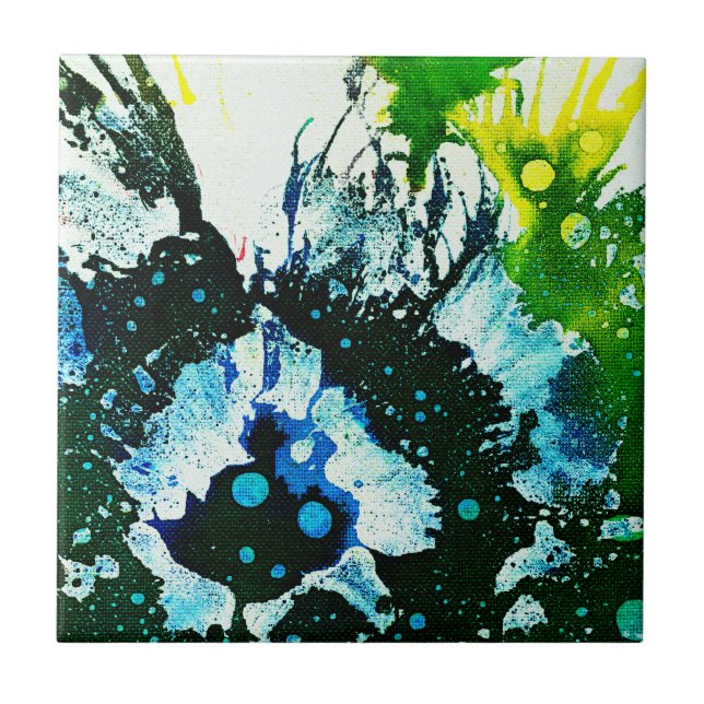 Azulejo De Cerâmica Polocromoptico #2C por Michael Moffa (Frente)