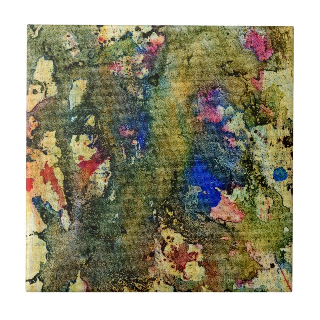 Azulejo De Cerâmica Polocromoptico nº 6 por Michael Moffa (Frente)