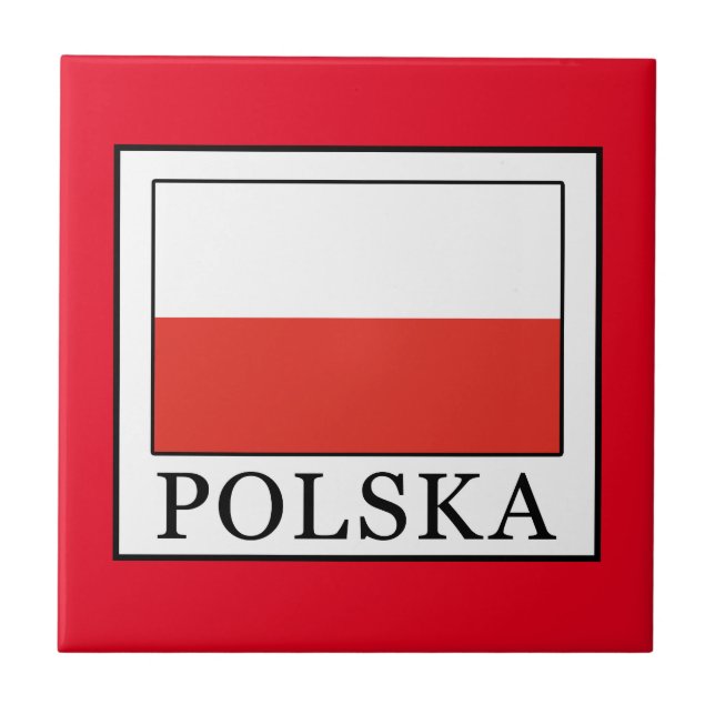 Azulejo De Cerâmica Polska (Frente)