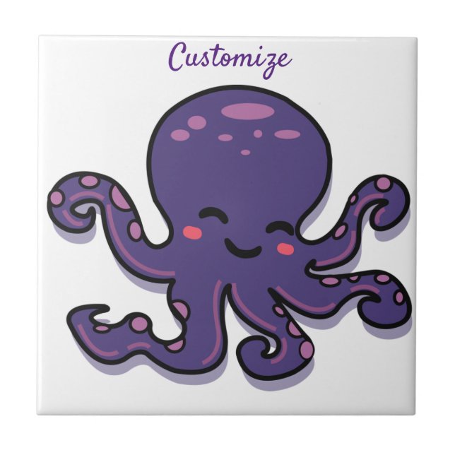 Azulejo De Cerâmica Polvo Roxo de Cubo Troço (Frente)