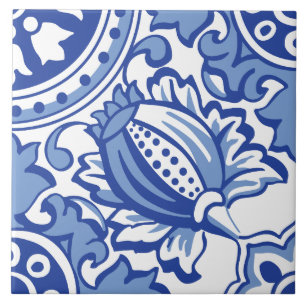 Azulejo De Cerâmica Pomegranate Bloom