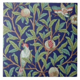 Azulejo De Cerâmica Pomegranate e Little Bird, William Morris