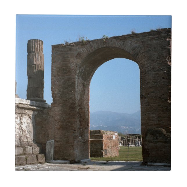 Azulejo De Cerâmica Pompeii, local archaeological (Frente)