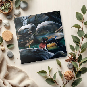 Azulejo De Cerâmica Pond De Madeira