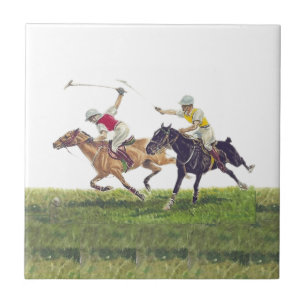 Azulejo De Cerâmica Pôneis Polo