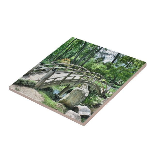 Azulejo De Cerâmica Ponte arco japonesa (Lateral)