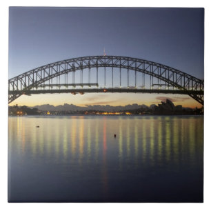 Azulejo De Cerâmica Ponte da Baía de Sydney e Casa da Ópera de Sydney 